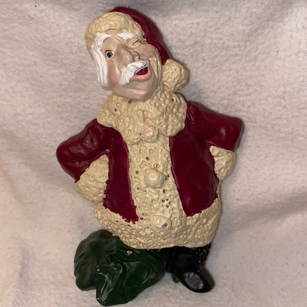 LOW NUMBER #384 Vintage 1993 Schmid Crunkleton Class Clown Santa Figurine